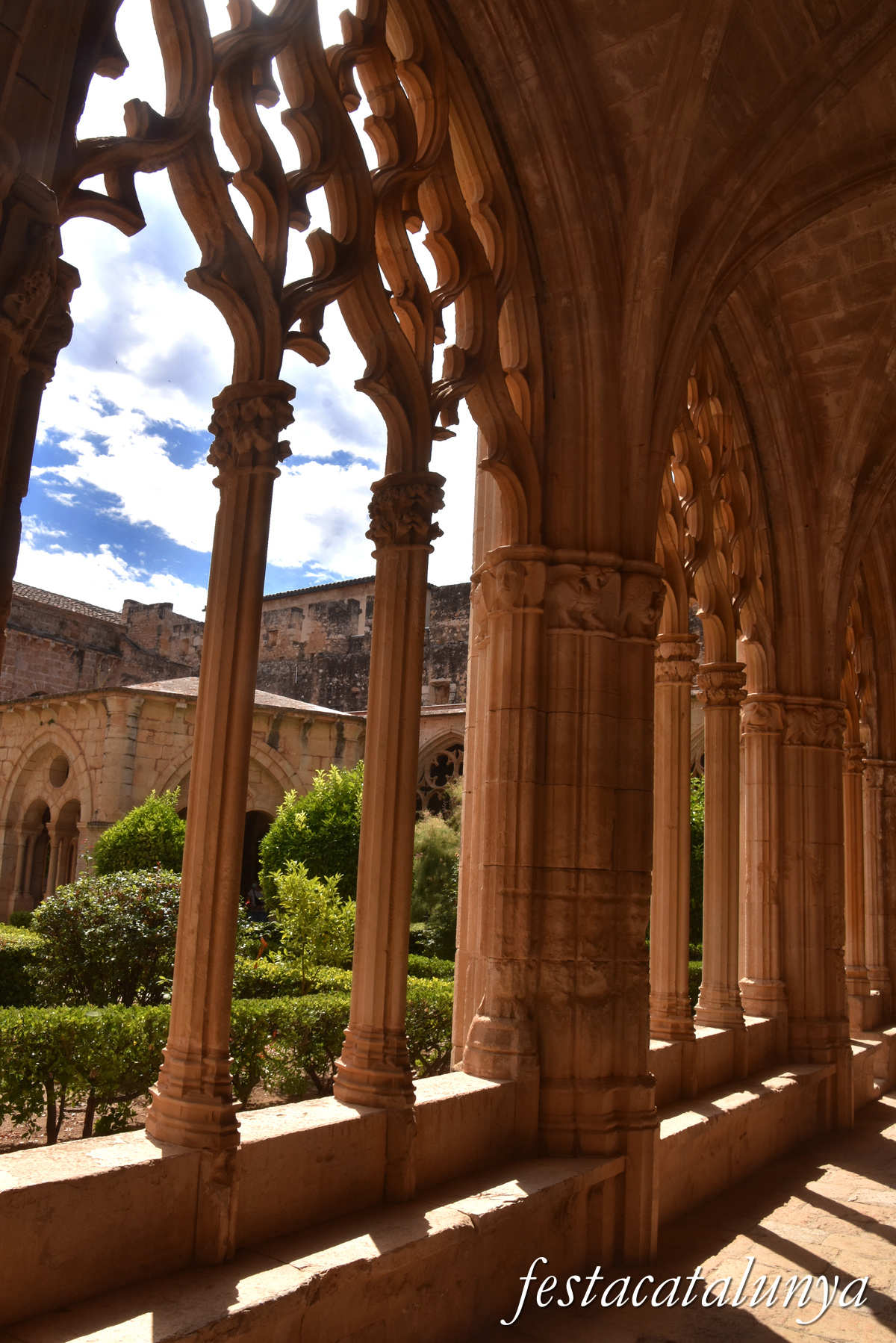 Aiguamúrcia - Claustre Major del monestir de Santes Creus 