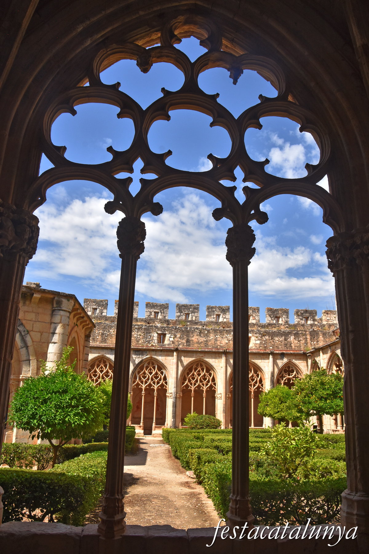 Aiguamúrcia - Claustre Major del monestir de Santes Creus