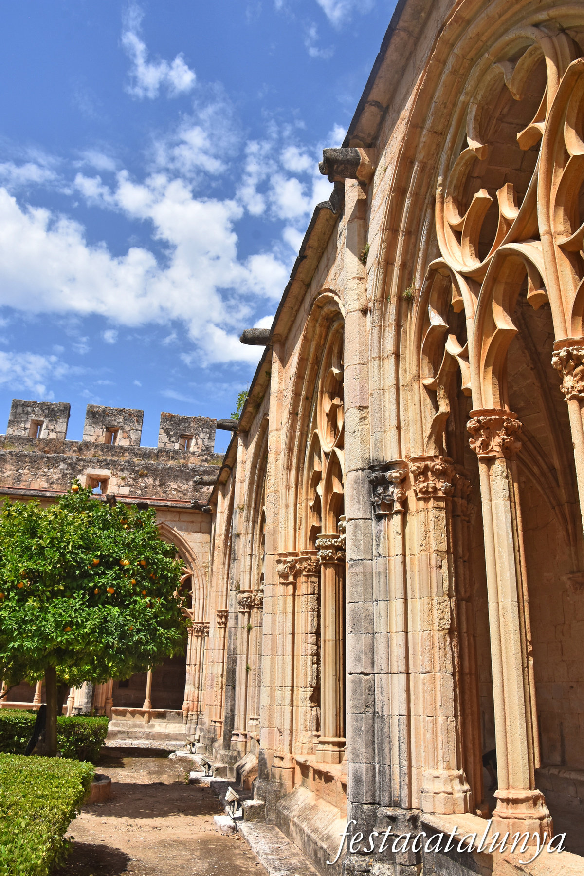 Aiguamúrcia - Claustre Major del monestir de Santes Creus 