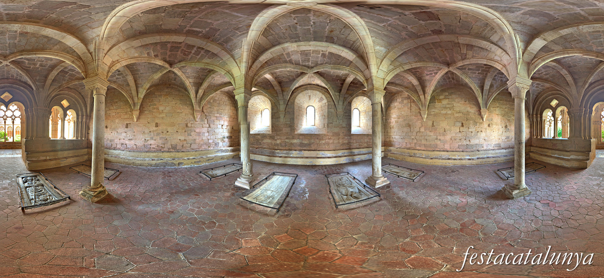Aiguamúrcia - Sala Capitular del monestir de Santes Creus