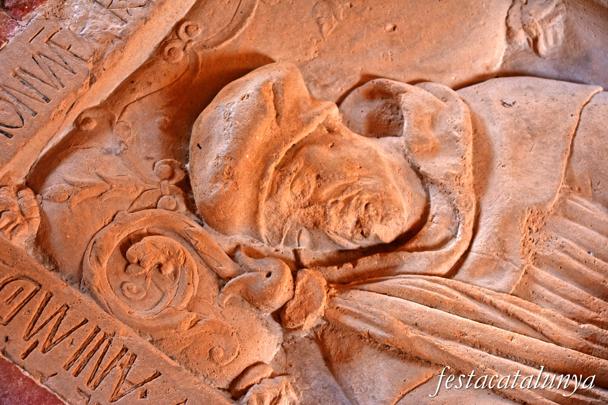 Aiguamúrcia - Sala Capitular del monestir de Santes Creus - L'abat Bernadí Tolrà