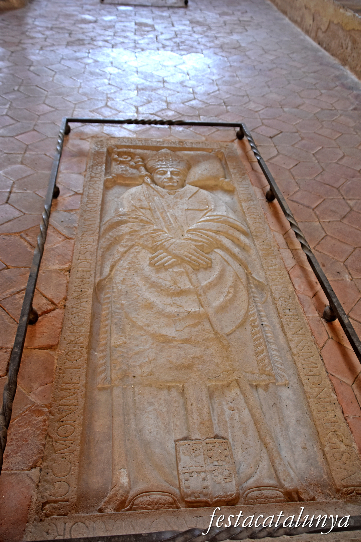 Aiguamúrcia - Sala Capitular del monestir de Santes Creus - L'abat Jaume Valls