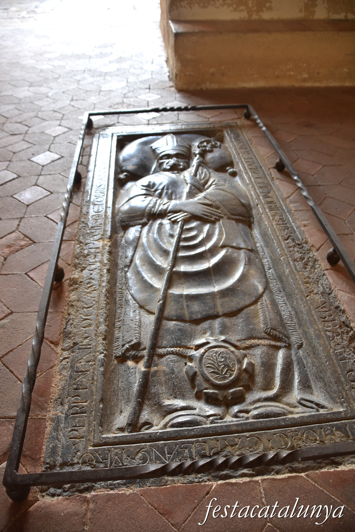Aiguamúrcia - Sala Capitular del monestir de Santes Creus - L'abat Jaume Carnisser