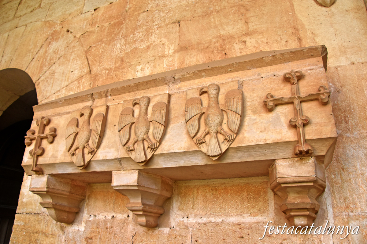 Aiguamúrcia - Sepultures nobiliàries del claustre del monestir de Santes Creus - Pere i Guerau d'Aguiló