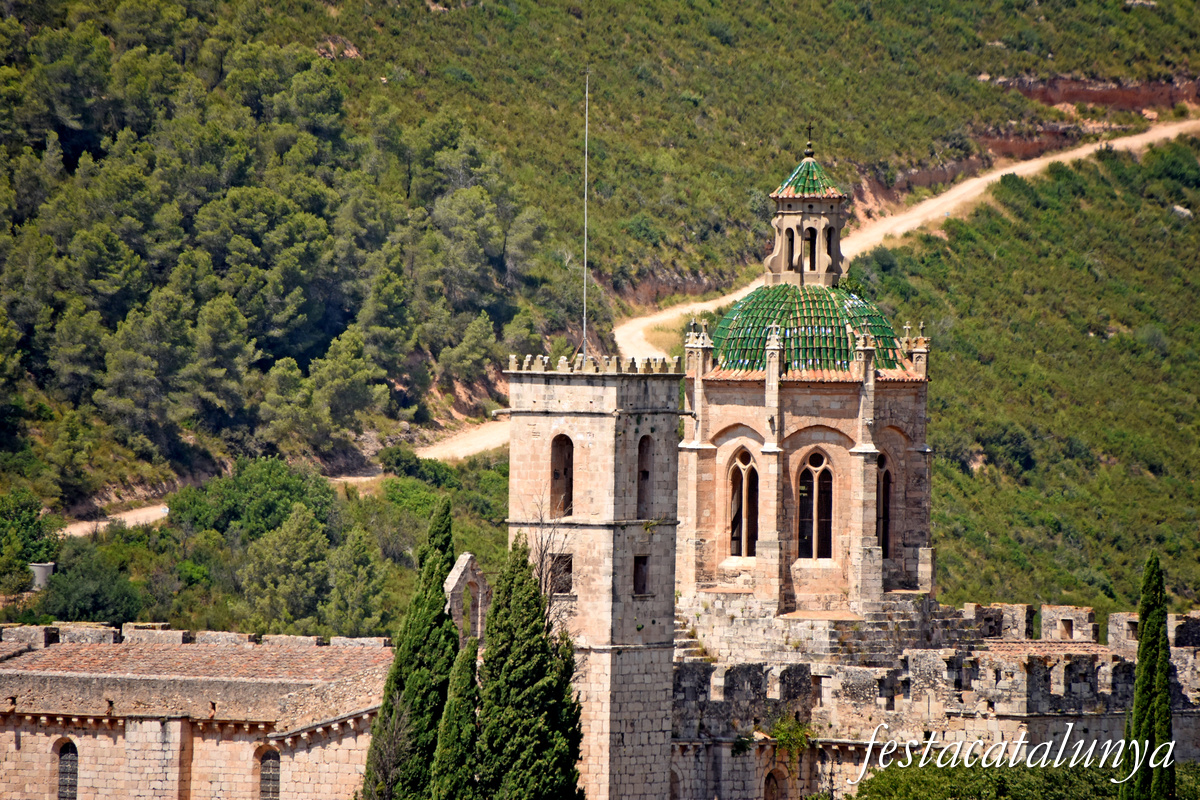 Aiguamúrcia - Església del monestir de Santes Creus - Cimbori 