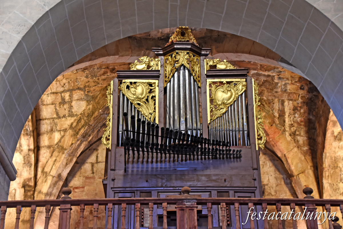 Aiguamúrcia - Església del monestir de Santes Creus - Orgue