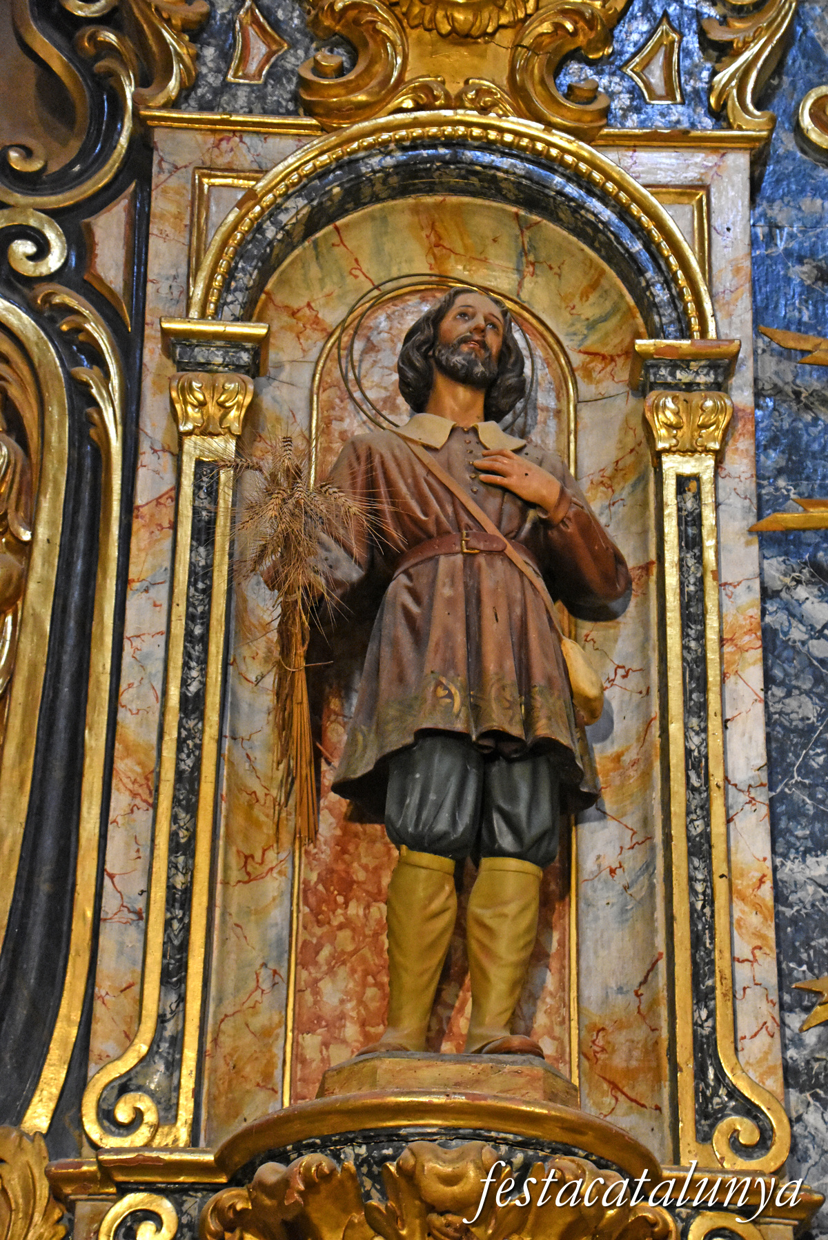 Aiguamúrcia - Església del monestir de Santes Creus - Retaule del Carme 