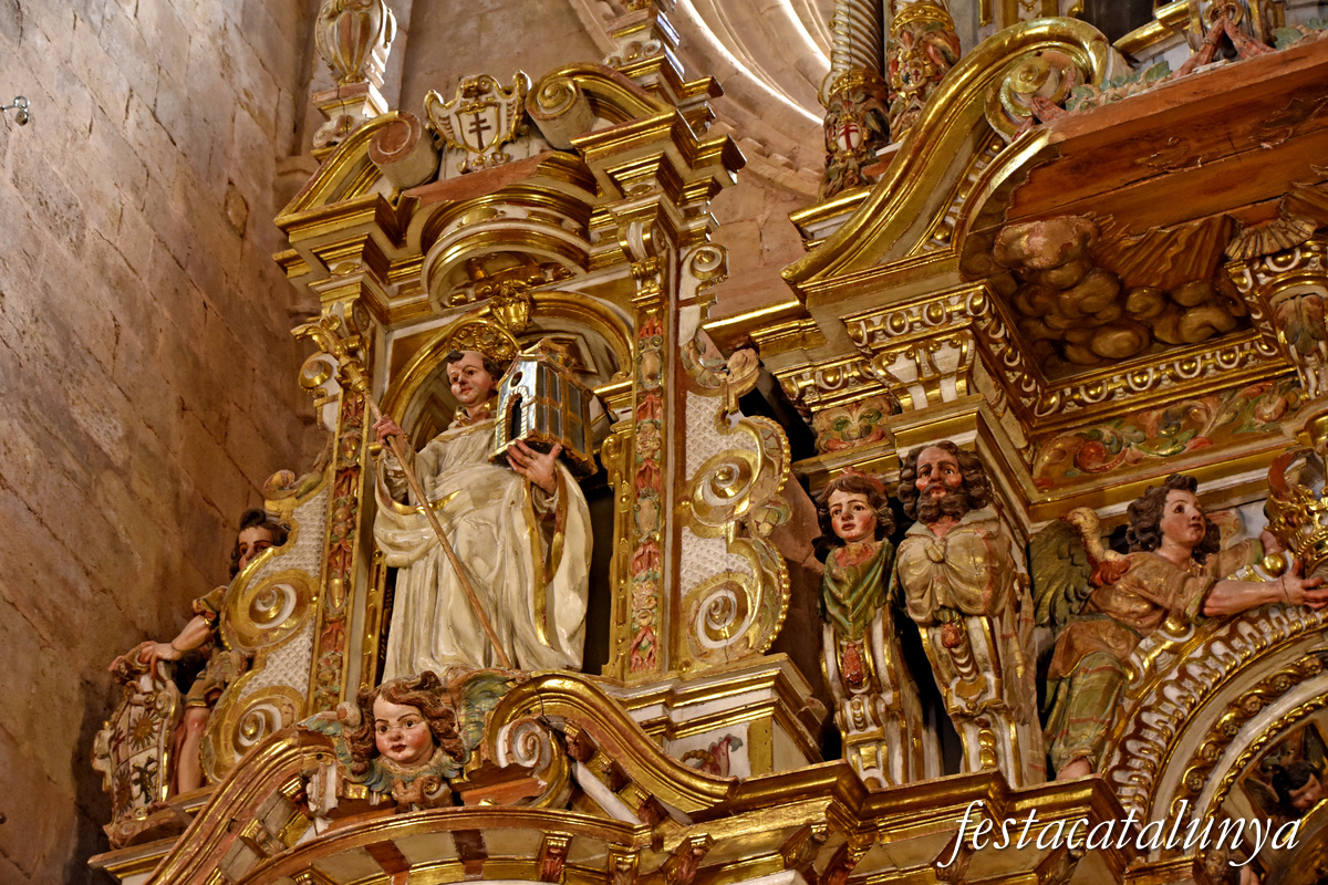 Aiguamúrcia - Església del monestir de Santes Creus - Retaule Major 