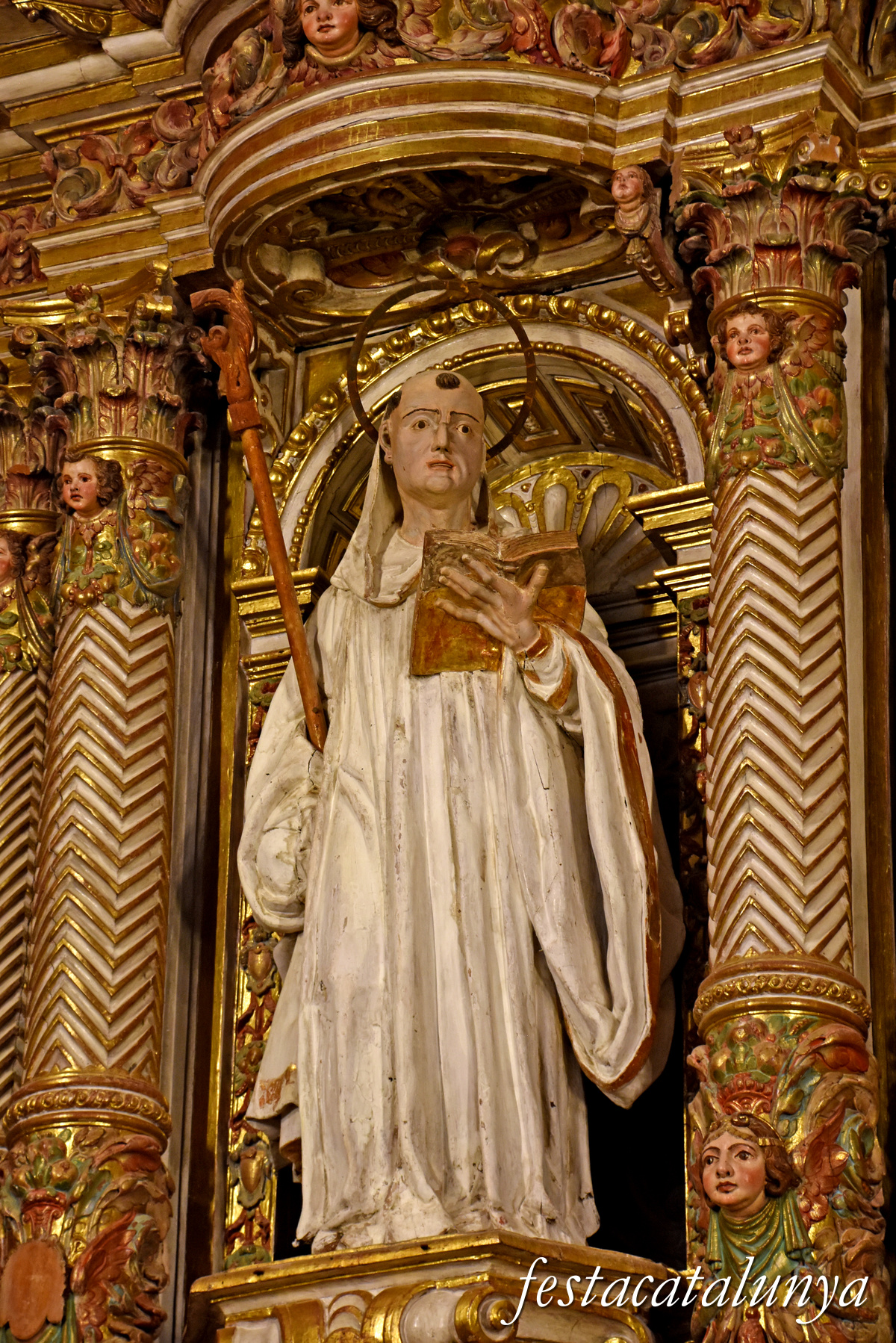 Aiguamúrcia - Església del monestir de Santes Creus - Retaule Major 