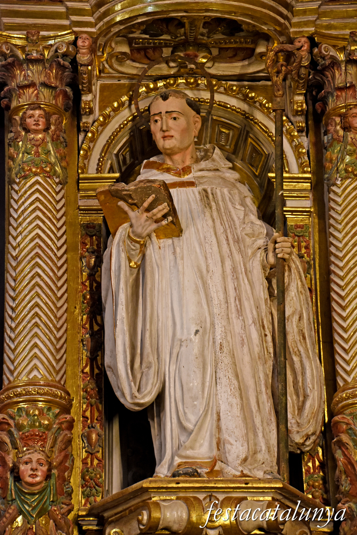 Aiguamúrcia - Església del monestir de Santes Creus - Retaule Major 