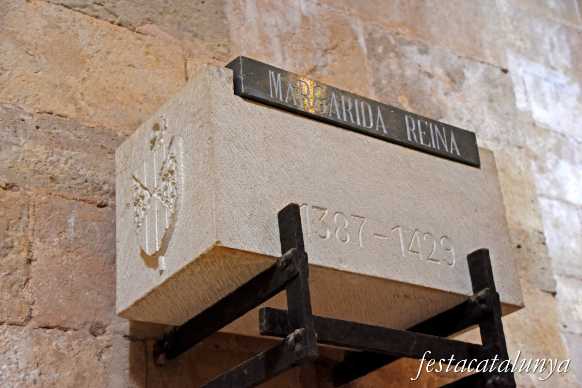 Aiguamúrcia - Església del monestir de Santes Creus - Sepulcre de Margarida de Prades