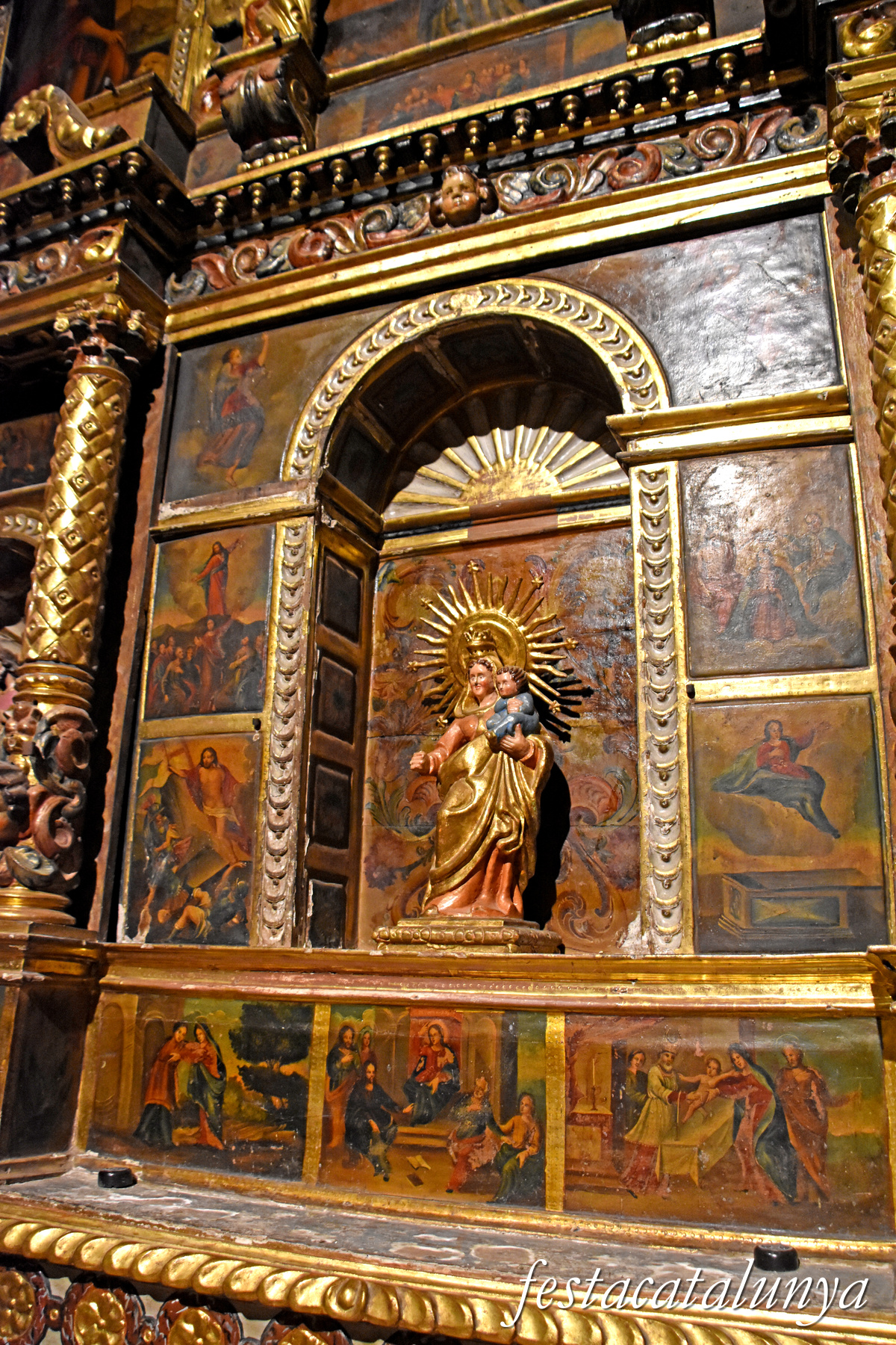 Sant Julià de Vilatorta - Retaule del Roser de Santa Maria de Vilalleons 