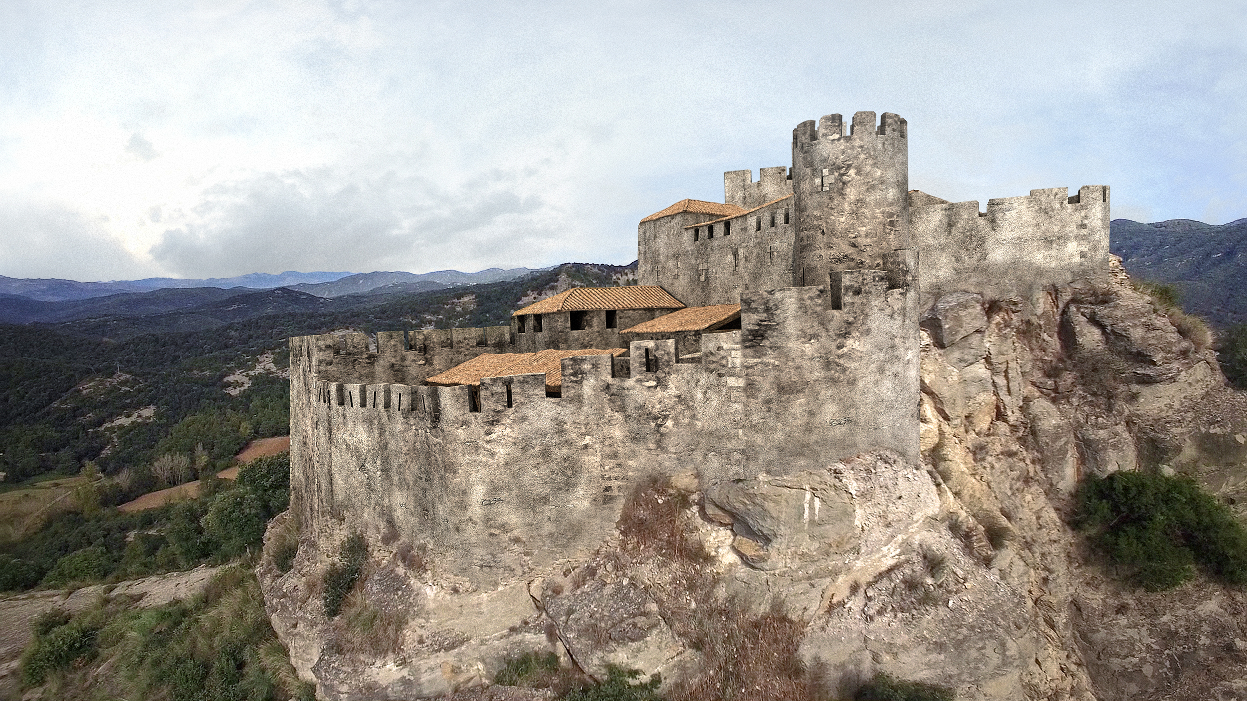 Castell d'Hostoles a les Planes d'Hostoles