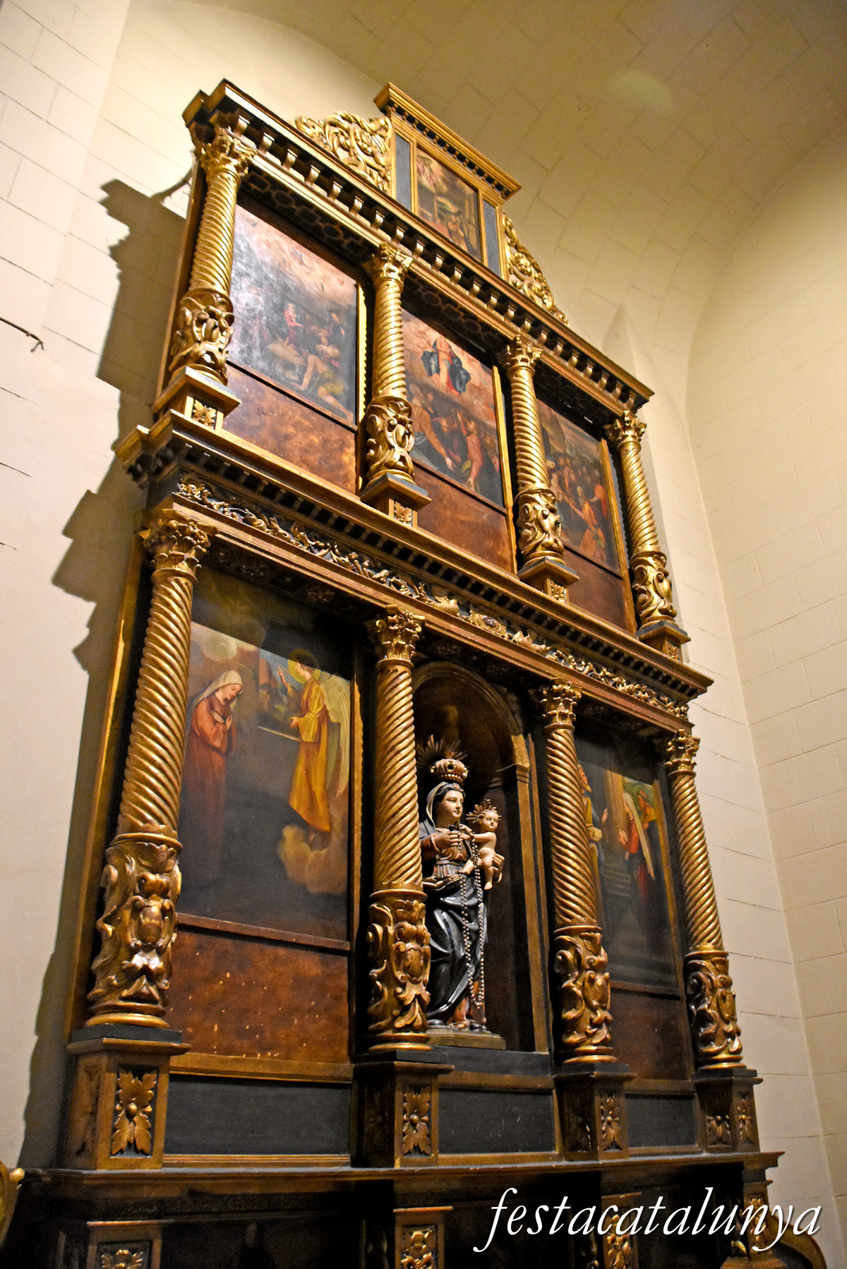 Sant Andreu de Llavaneres - Església Parroquial - Retaule del Roser
