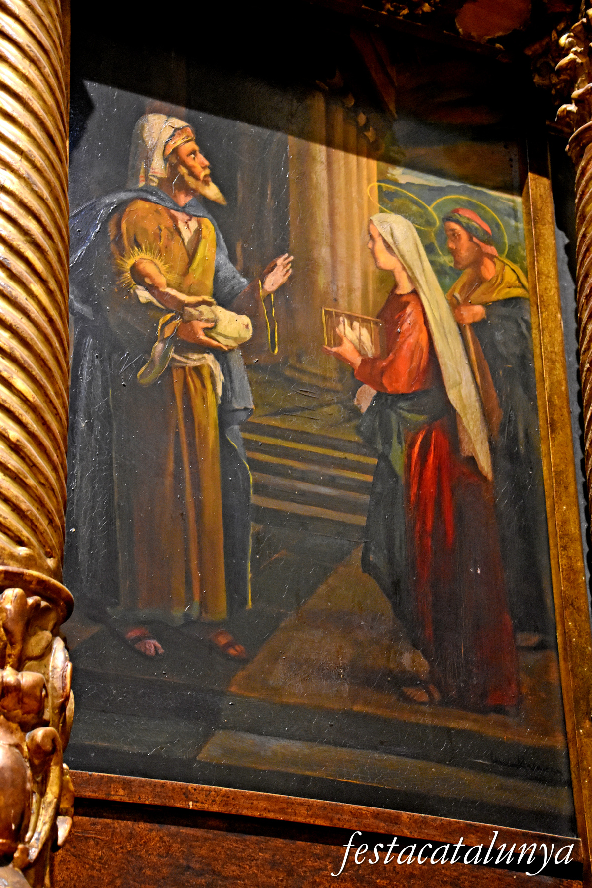 Sant Andreu de Llavaneres - Església Parroquial - Retaule del Roser