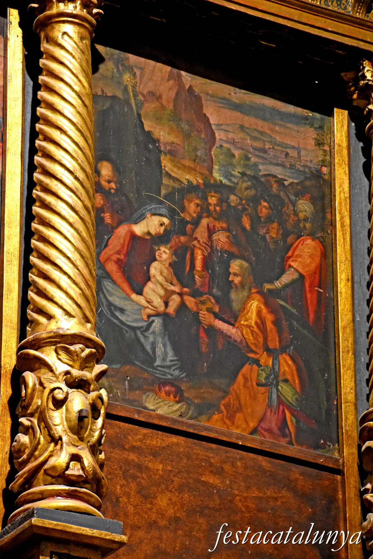 Sant Andreu de Llavaneres - Església Parroquial - Retaule del Roser 
