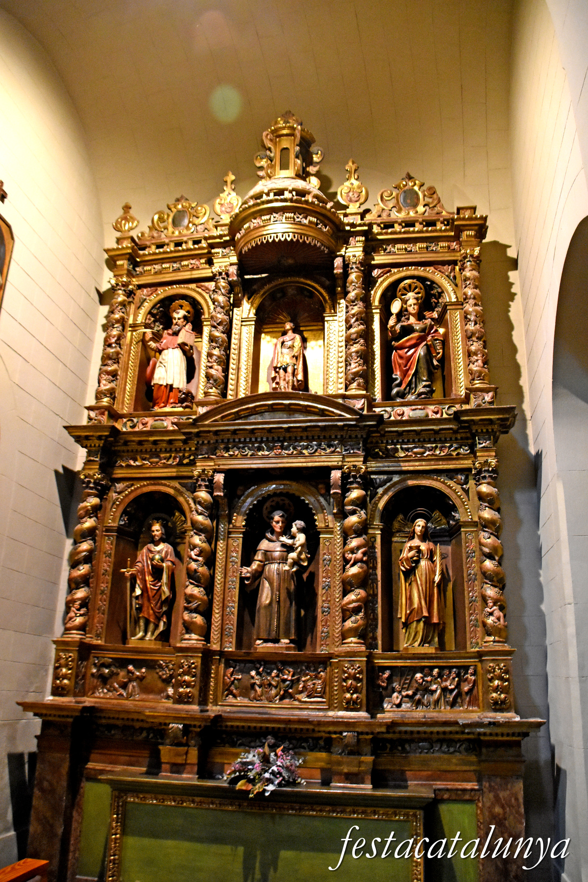 Sant Andreu de Llavaneres - Església Parroquial - Retaule de Sant Antoni