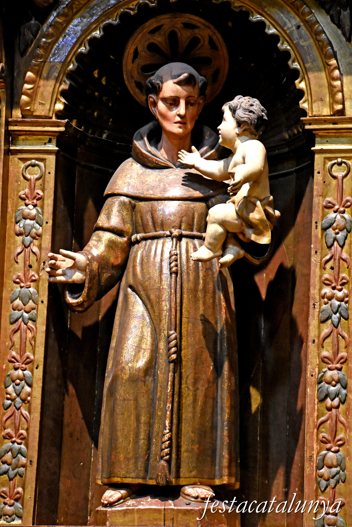 Sant Andreu de Llavaneres - Església Parroquial - Retaule de Sant Antoni