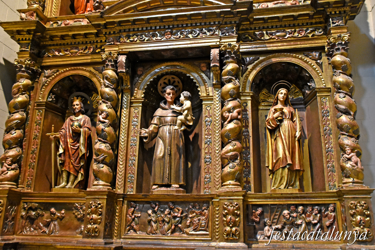 Sant Andreu de Llavaneres - Església Parroquial - Retaule de Sant Antoni