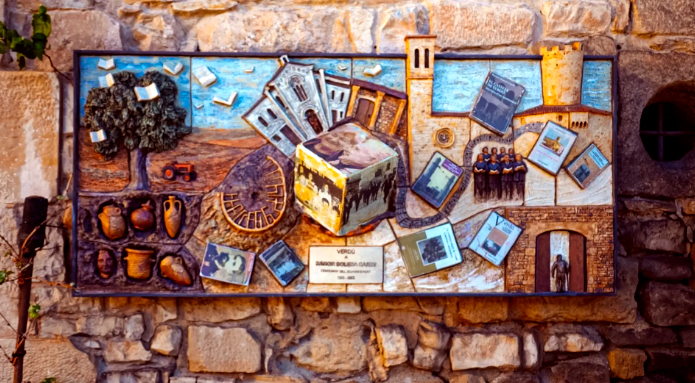 Verdú - Ruta dels Murals Ceràmics (Foto: rutadelsmuralsceramicsdeverdu.cat) 