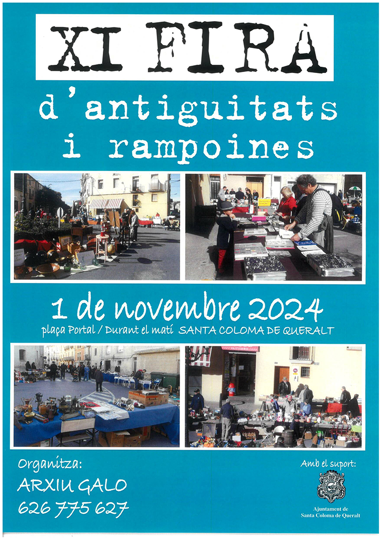 Santa Coloma de Queralt - Fira d'Antiguitats i Rampoines 