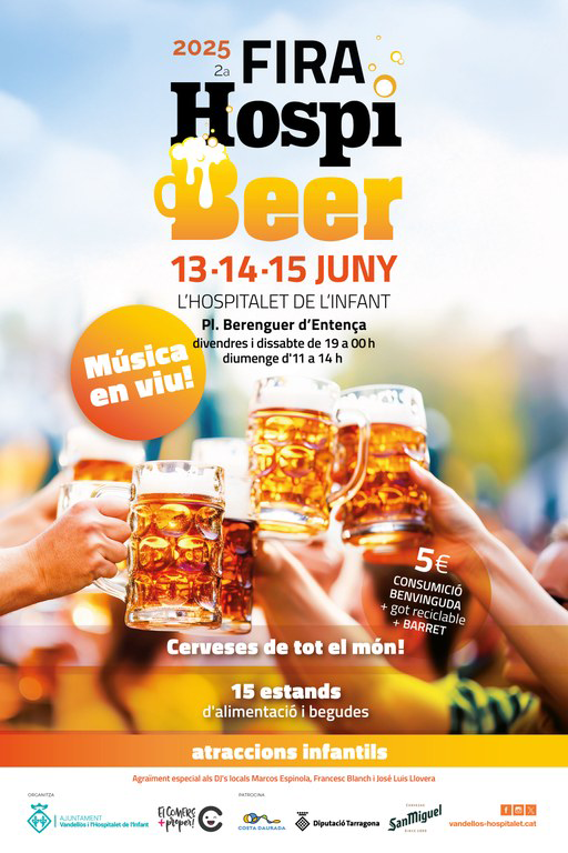 Vandellòs i l'Hospitalet de l'Infant - HospiBeer, Fira de la Cervesa a l'Hospitalet de l'Infant 