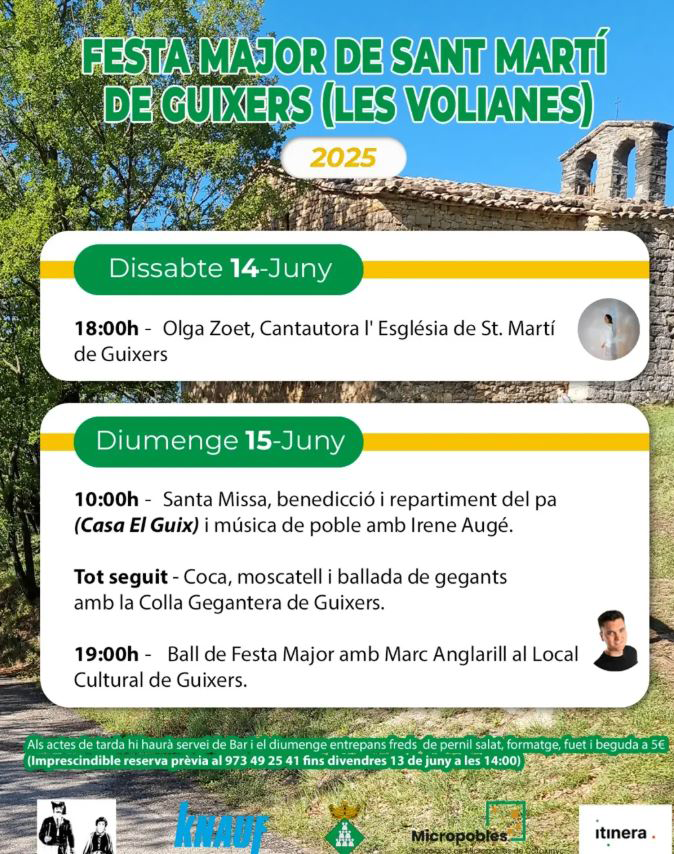 Guixers - Festa Major de Sant Martí (Les Volianes) 