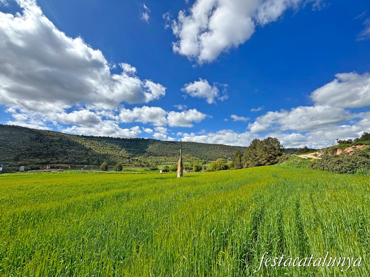 Menhir de cal Giralt a Aguilar de Segarra
