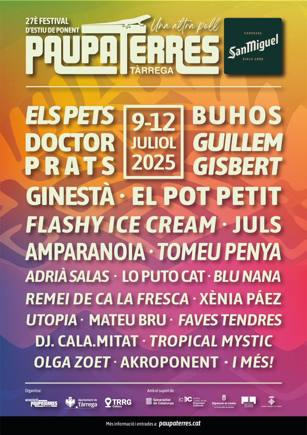 Tàrrega - Paupaterres, Festival d'Estiu 
