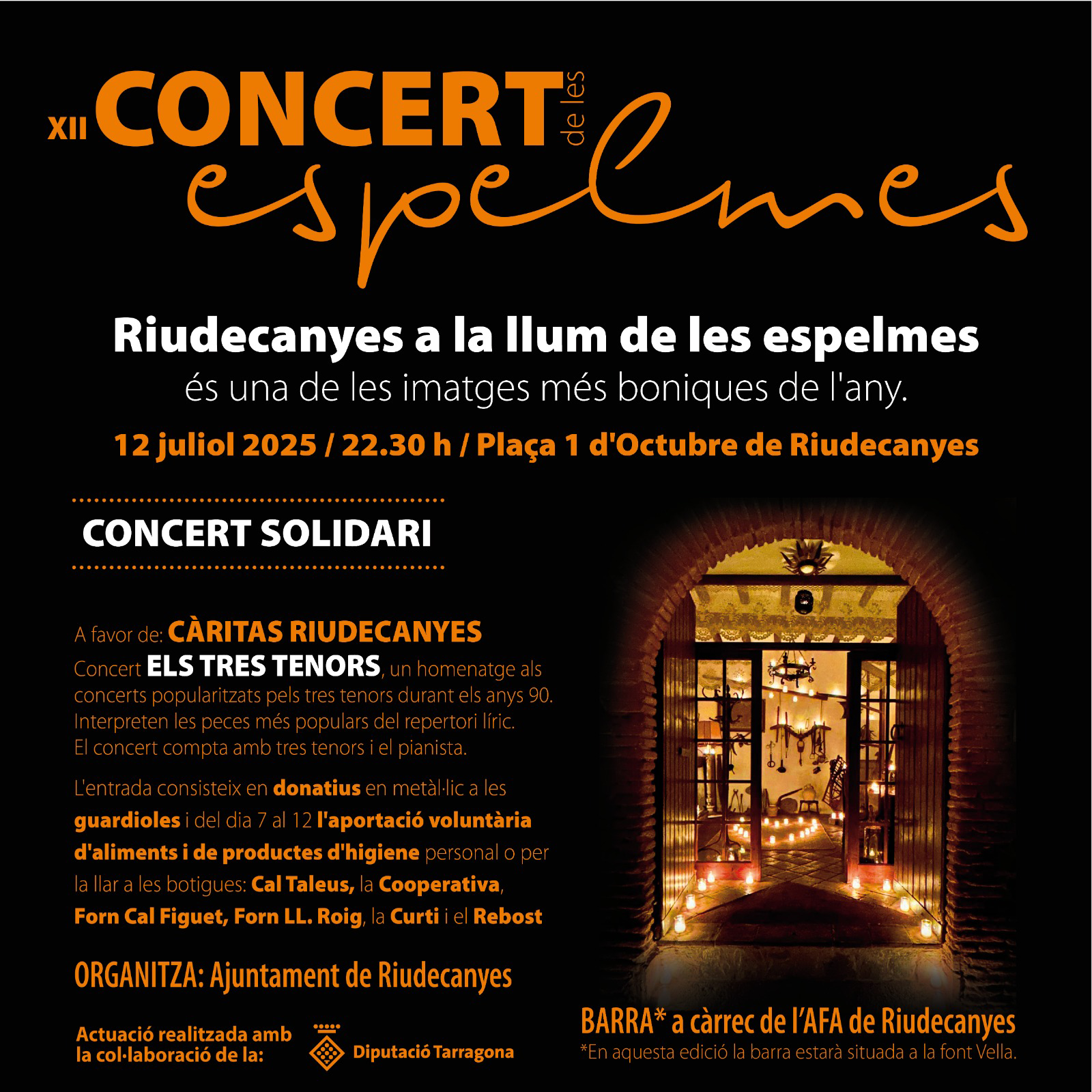 Riudecanyes - Concert de les Espelmes 