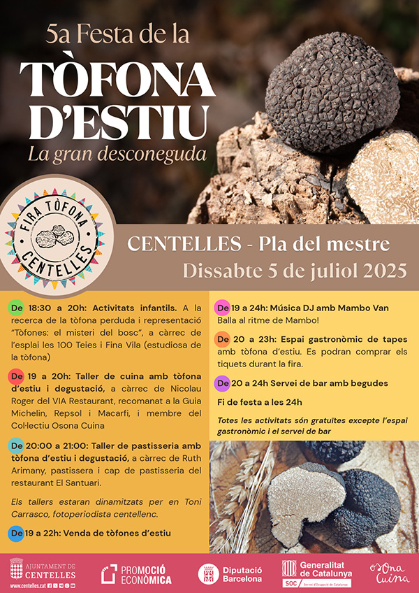 Centelles - Festa de la Tòfona d'estiu 