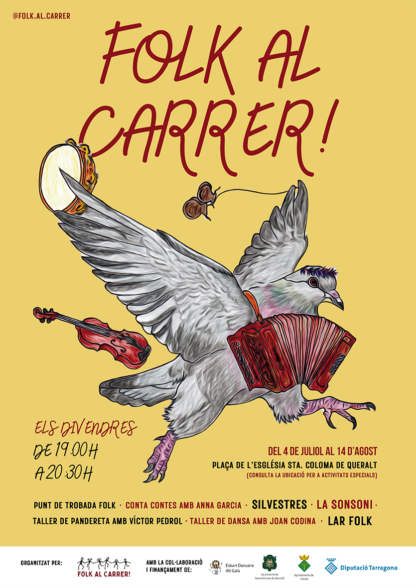 Santa Coloma de Queralt - Folk al carrer