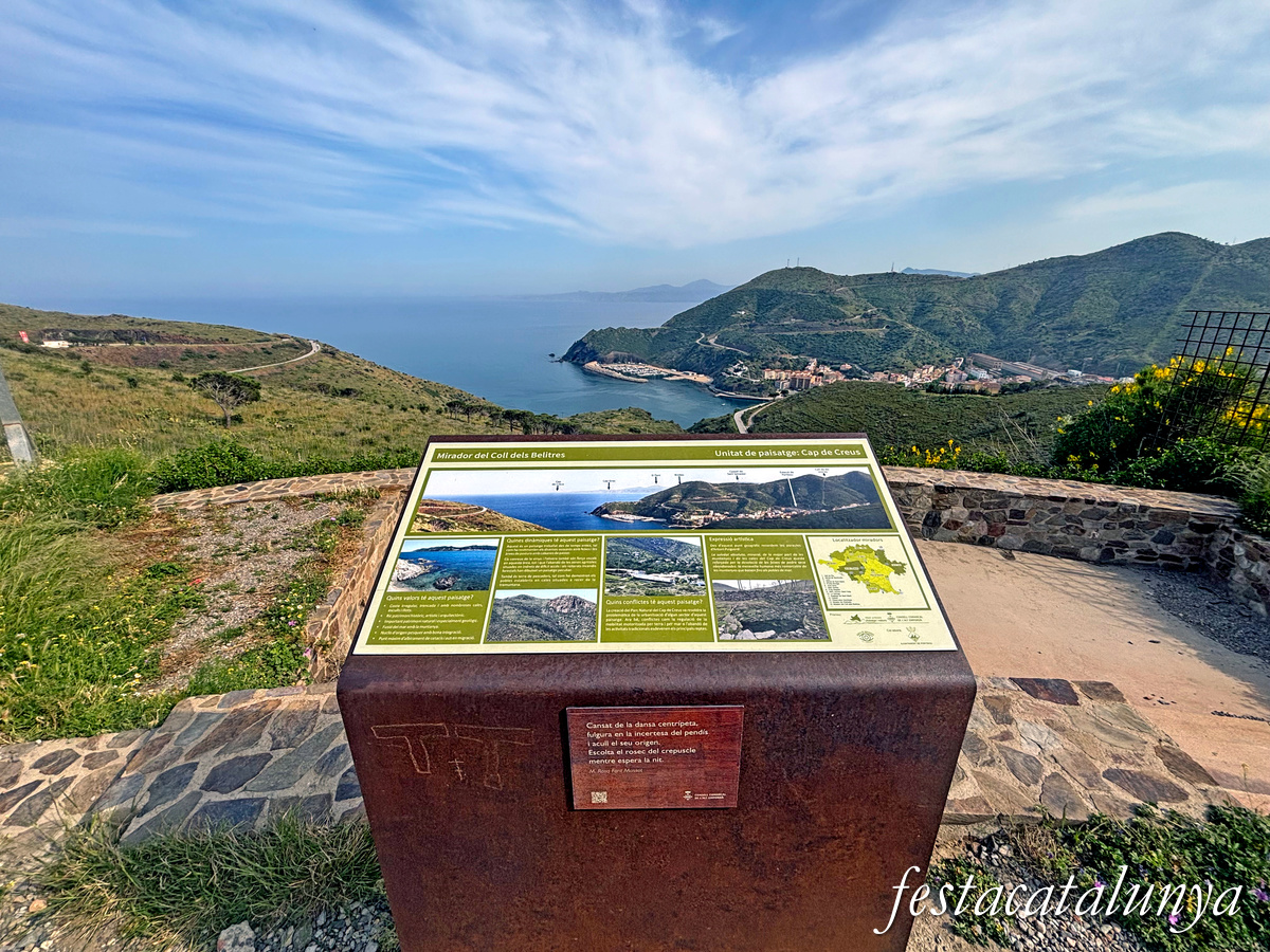 Mirador del coll dels Belitres a Portbou ***