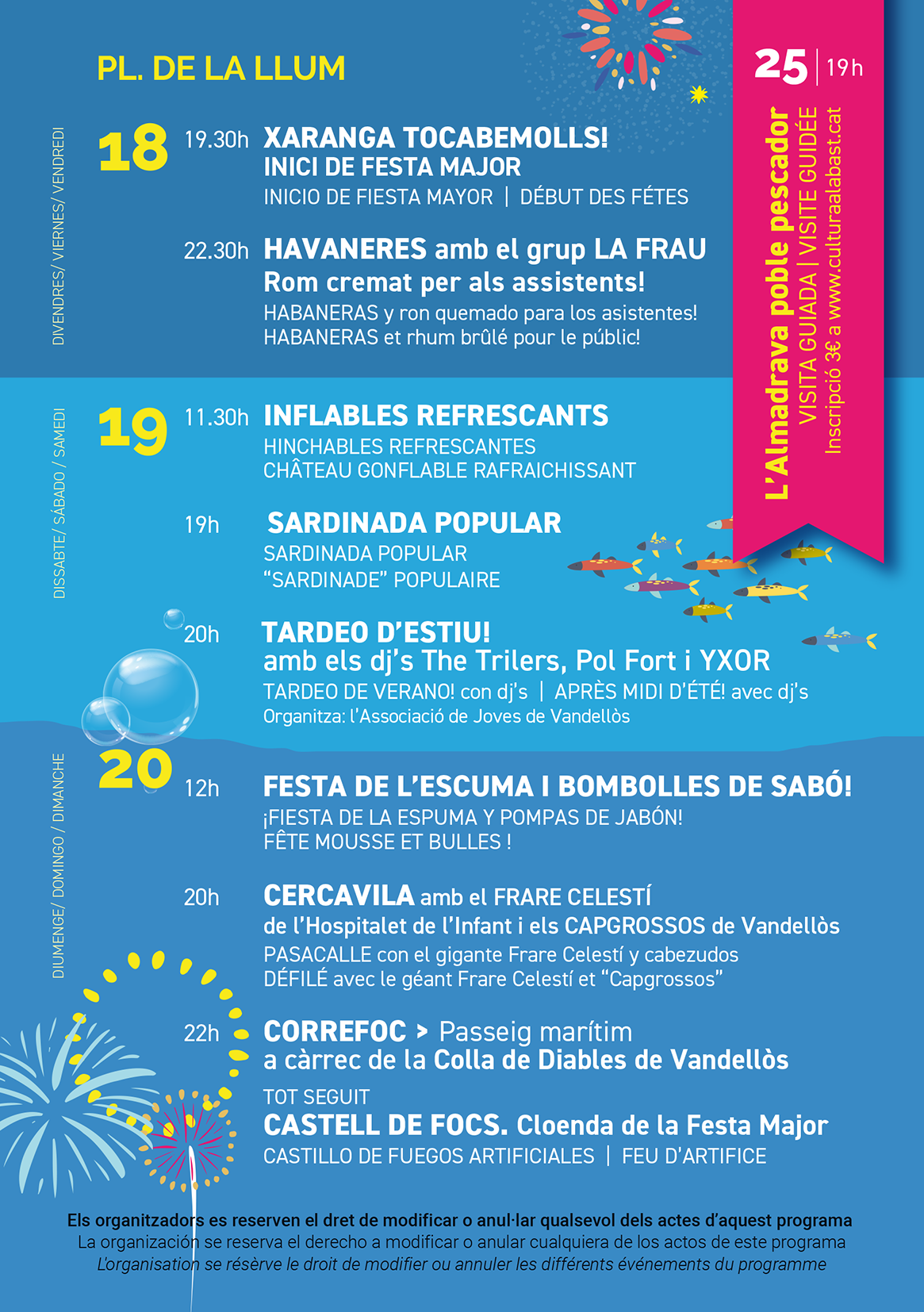 Vandellòs i l'Hospitalet de l'Infant - Festa Major de Sant Jaume de l'Almadrava 