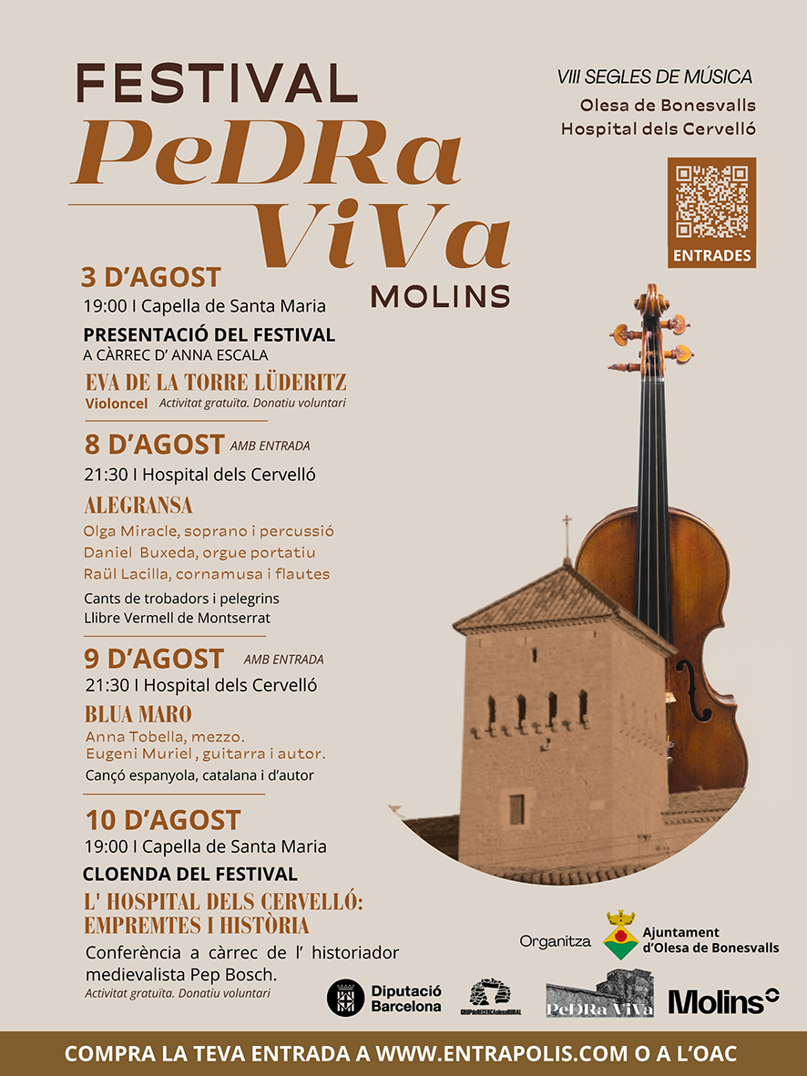 Olesa de Bonesvalls - Festival Pedra Viva Molins 