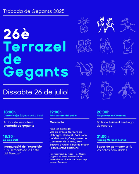 Sant Llorenç d'Hortons - Terrazel de Gegants