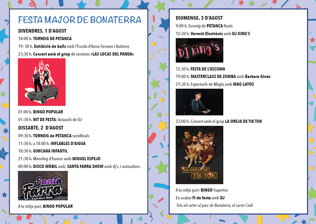 Albinyana - Festa Major de Bonaterra