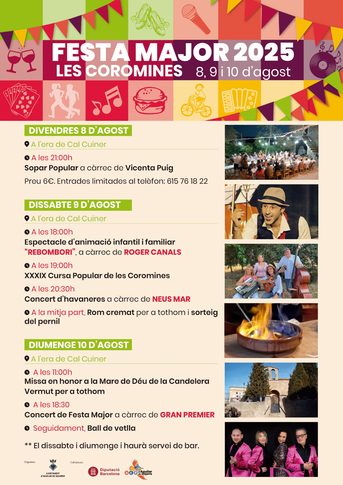 Aguilar de Segarra - Festa Major Les Coromines