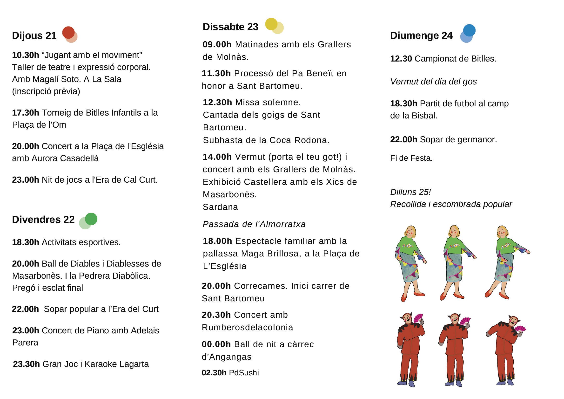 Masllorenç - Festa Major de Masarbonès 
