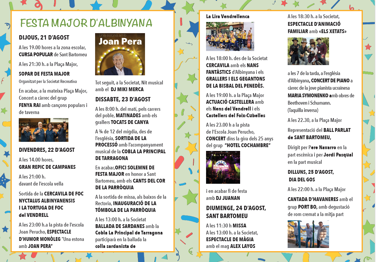 Albinyana - Festa Major 