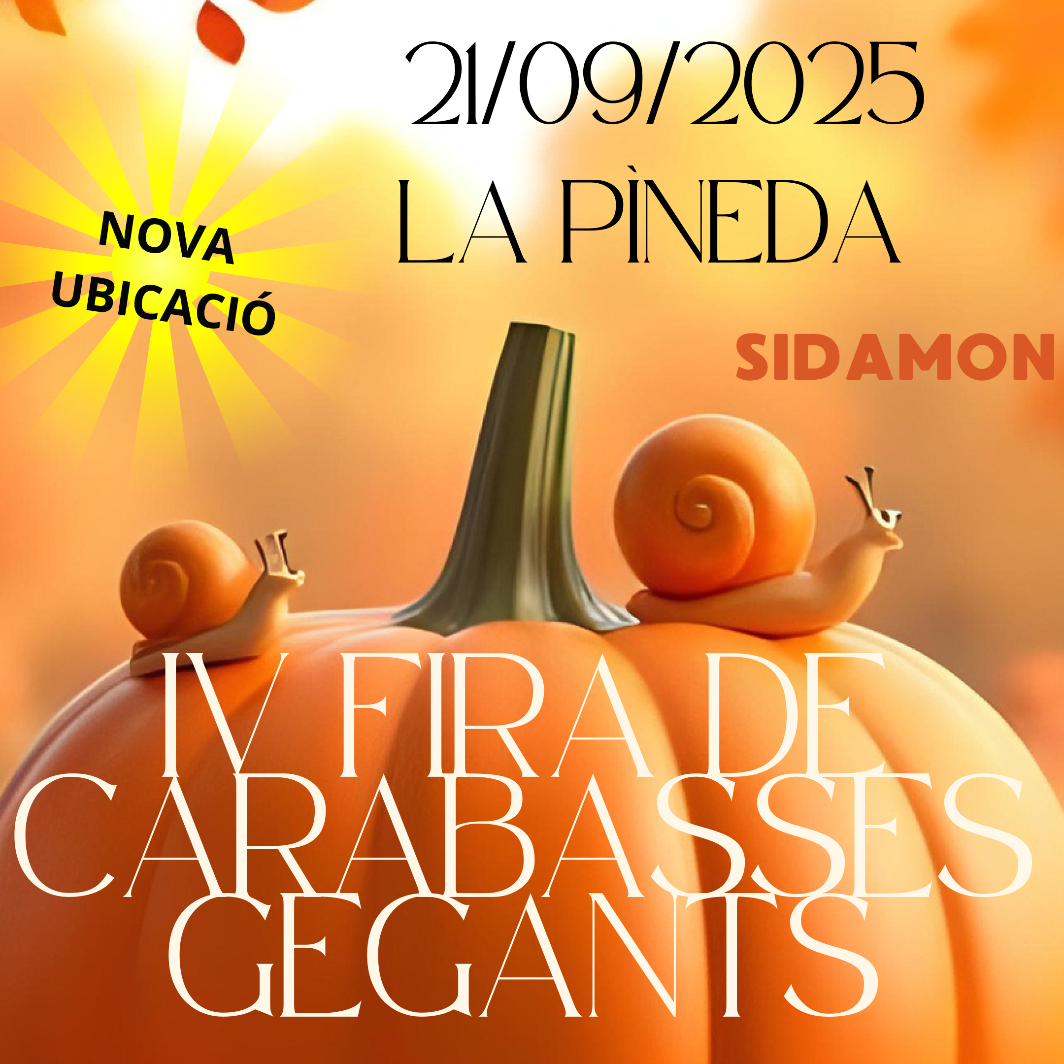 Fira de Carabasses Gegants a Sidamon