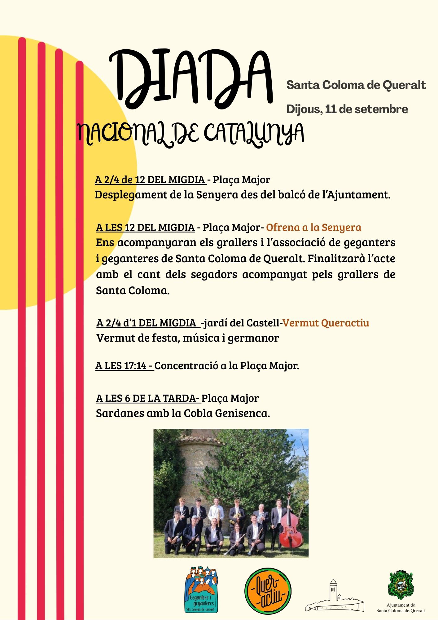 Santa Coloma de Queralt - Diada Nacional de Catalunya 