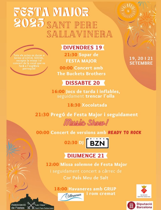 Festa Major de Sant Pere Sallavinera