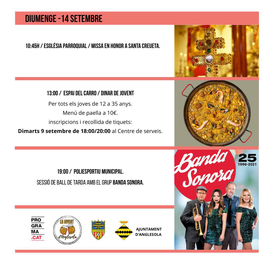 Anglesola - Festa Major de setembre 