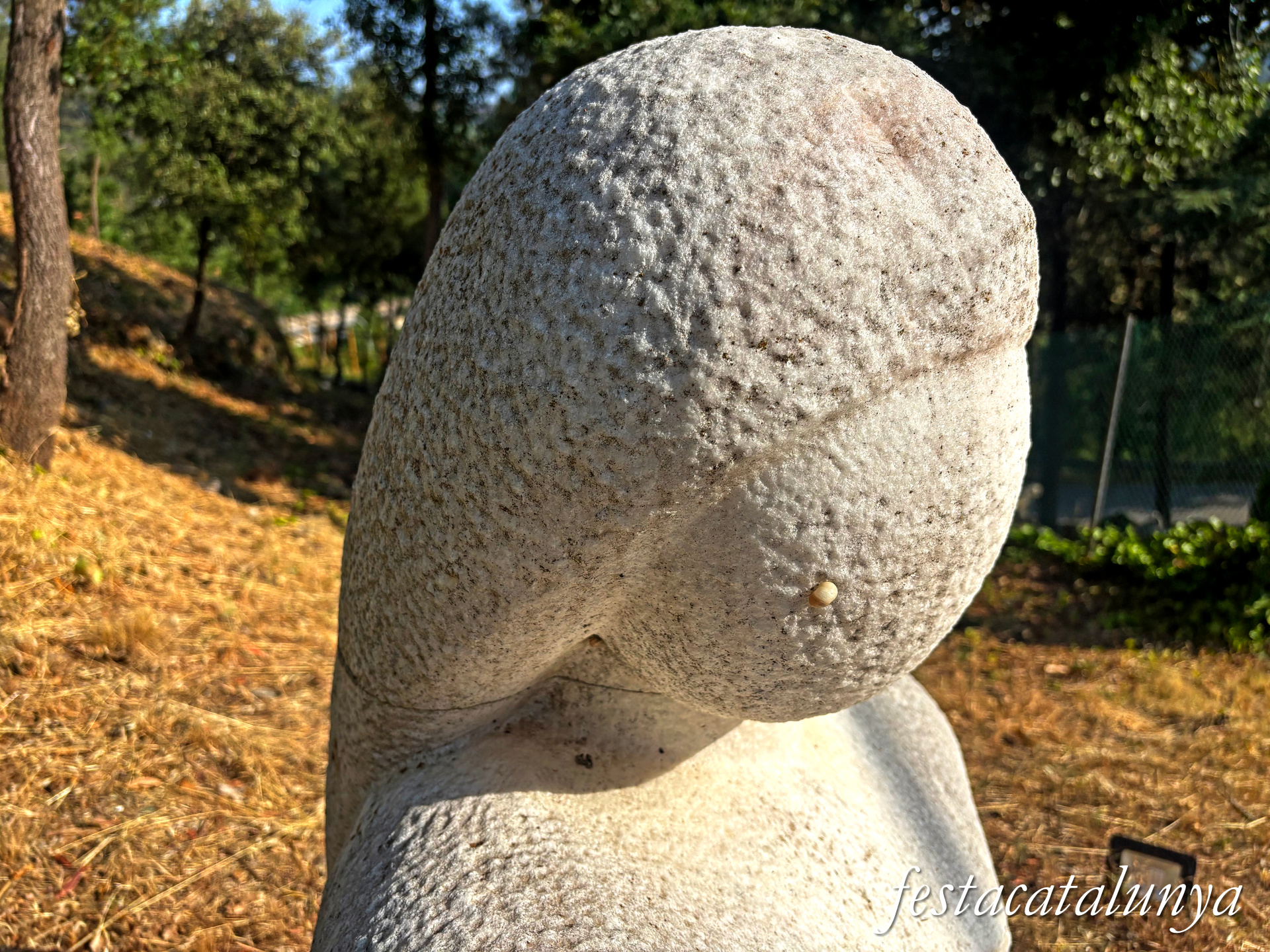 Monistrol de Calders - Escultura Dona asseguda de Josep Maria Brull i Pagès 
