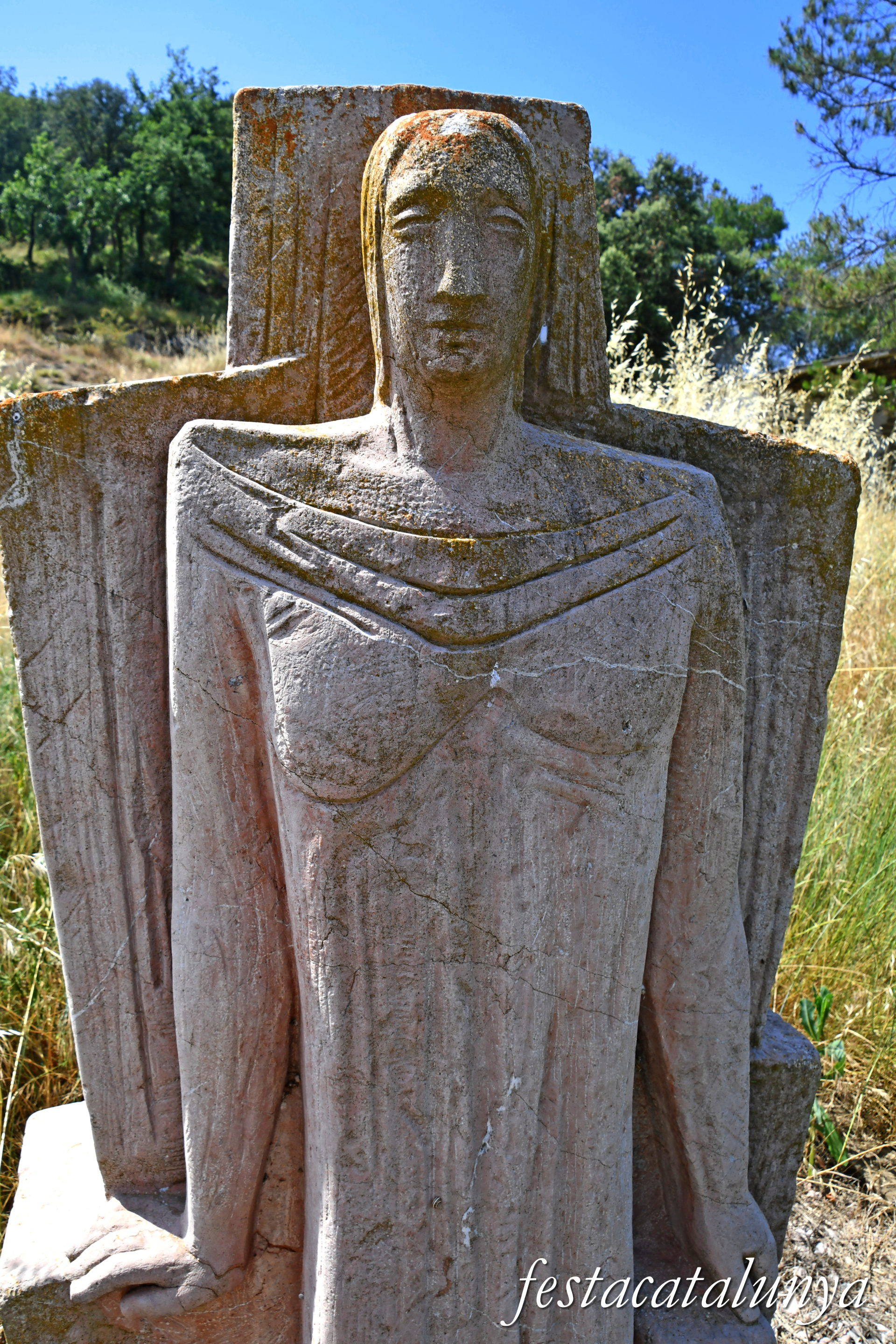 Monistrol de Calders - Escultura Dona conquesa de Charles Henry Collet Colomb 