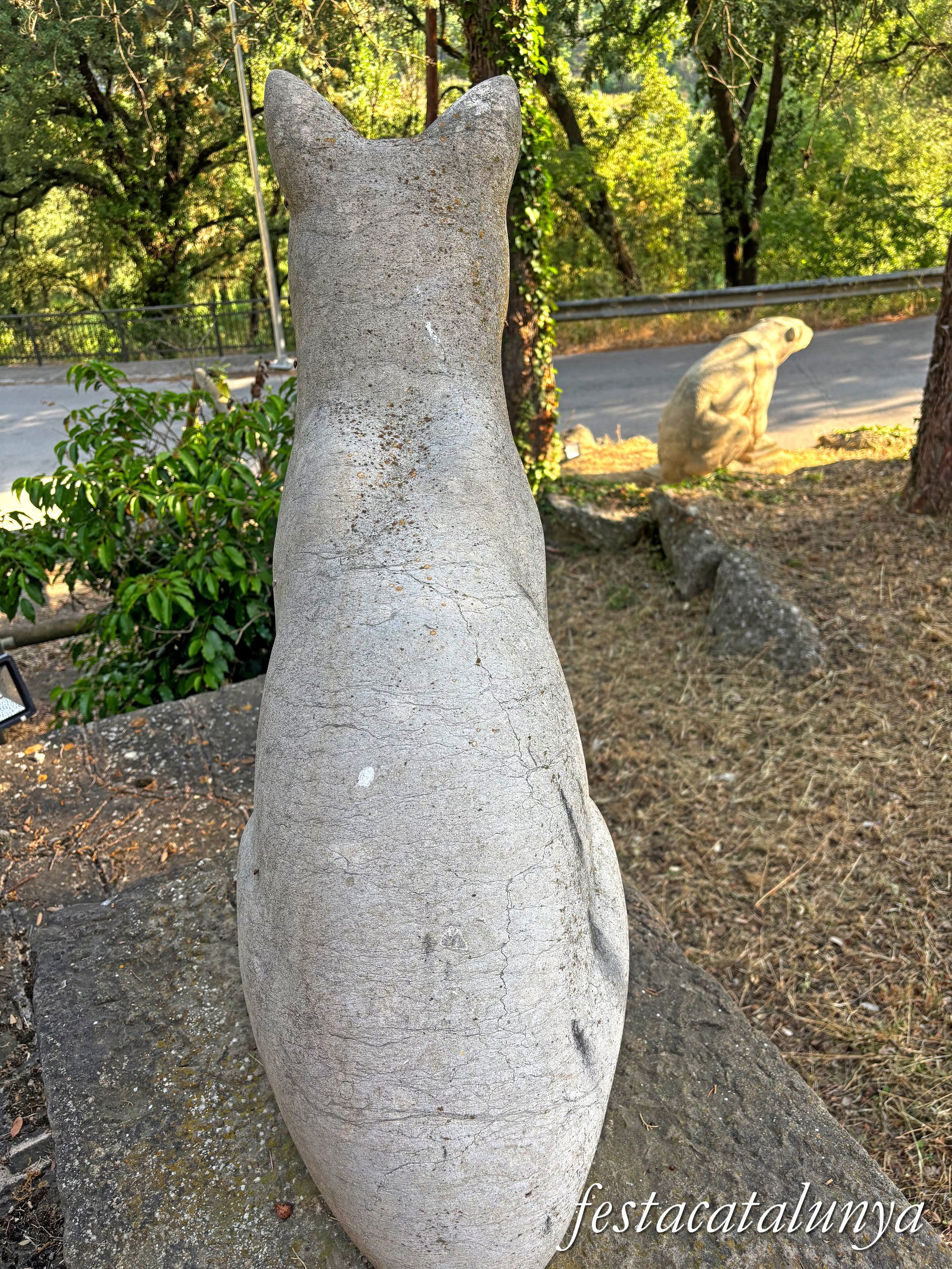 Monistrol de Calders - Escultura Gat de Tomàs Bel i Sabatés 