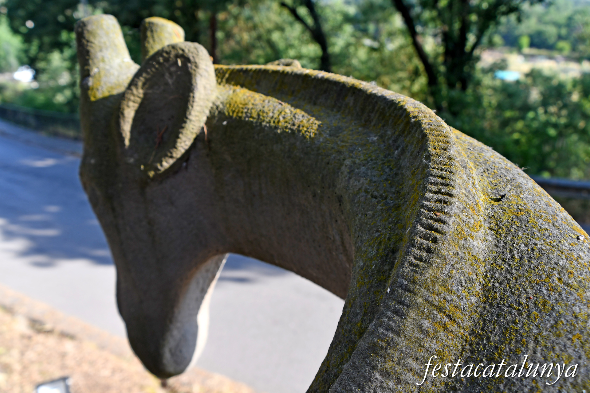 Monistrol de Calders - Escultura Girafa de Josep Sobrado Balboa