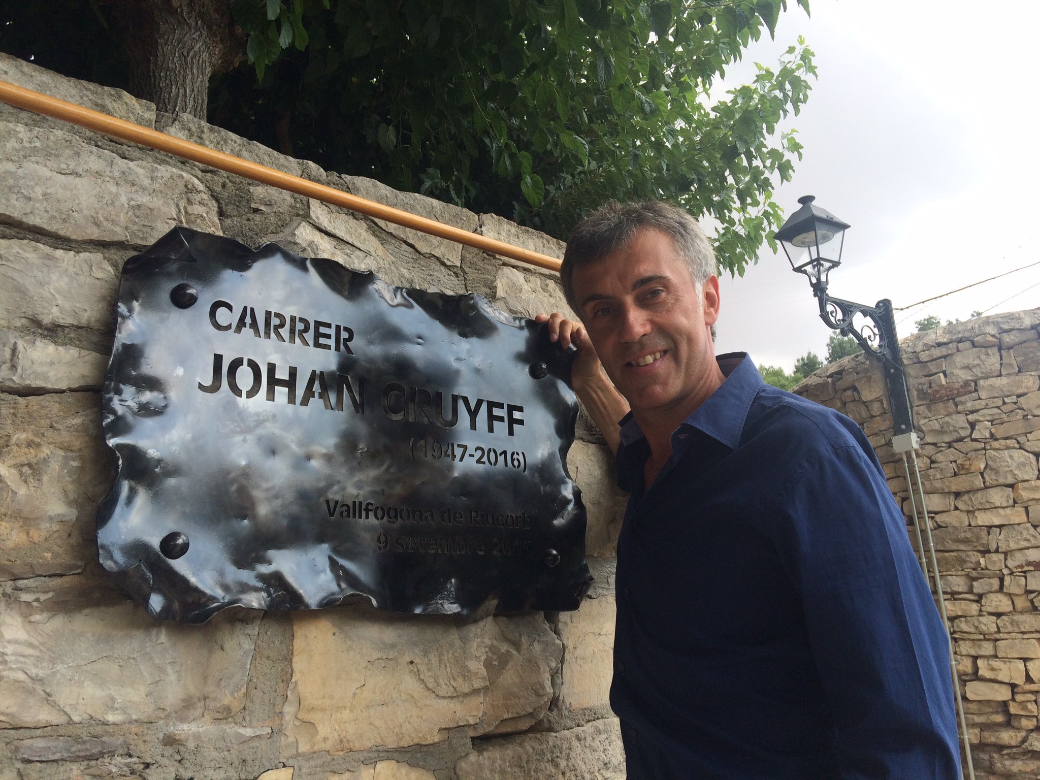 Vallfogona de Riucorb - Xavier Torres, Cruyffista d'Honor Vitalici