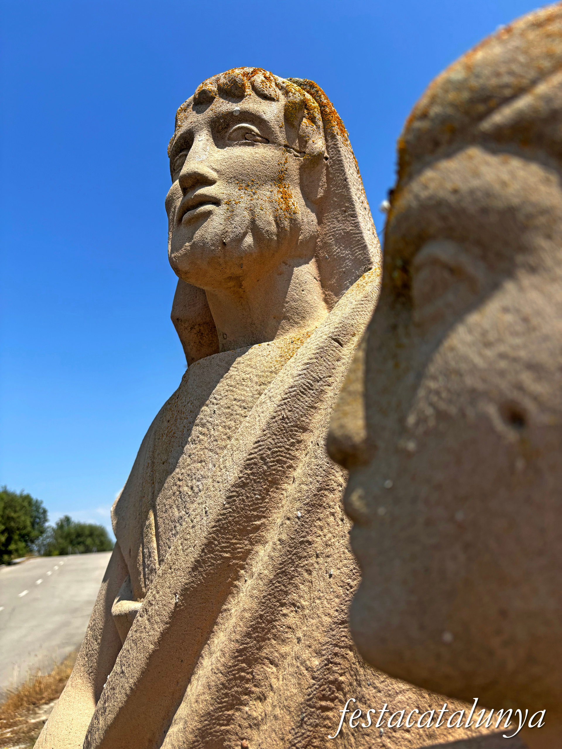 Monistrol de Calders - Escultura Mèntor i Telèmac de Charles Henry Collet Colomb 